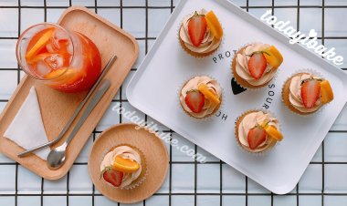 CÁCH LÀM EARL GREY CUPCAKE