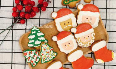 [SERIES BÁNH TRANG TRÍ GIÁNG SINH] CÁCH LÀM BÁNH QUY ICING SUGAR