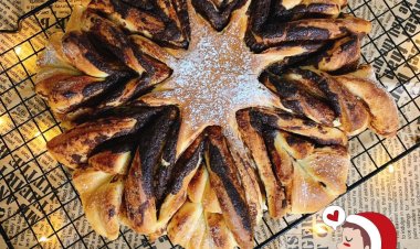 [SERIES BÁNH TRANG TRÍ GIÁNG SINH] BÁNH MỲ BÔNG TUYẾT – SNOWFLAKE BREAD