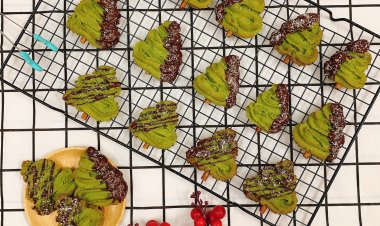 [SERIES BÁNH TRANG TRÍ GIÁNG SINH] BÁNH QUY HÌNH CÂY THÔNG NOEL ĐƠN GIẢN